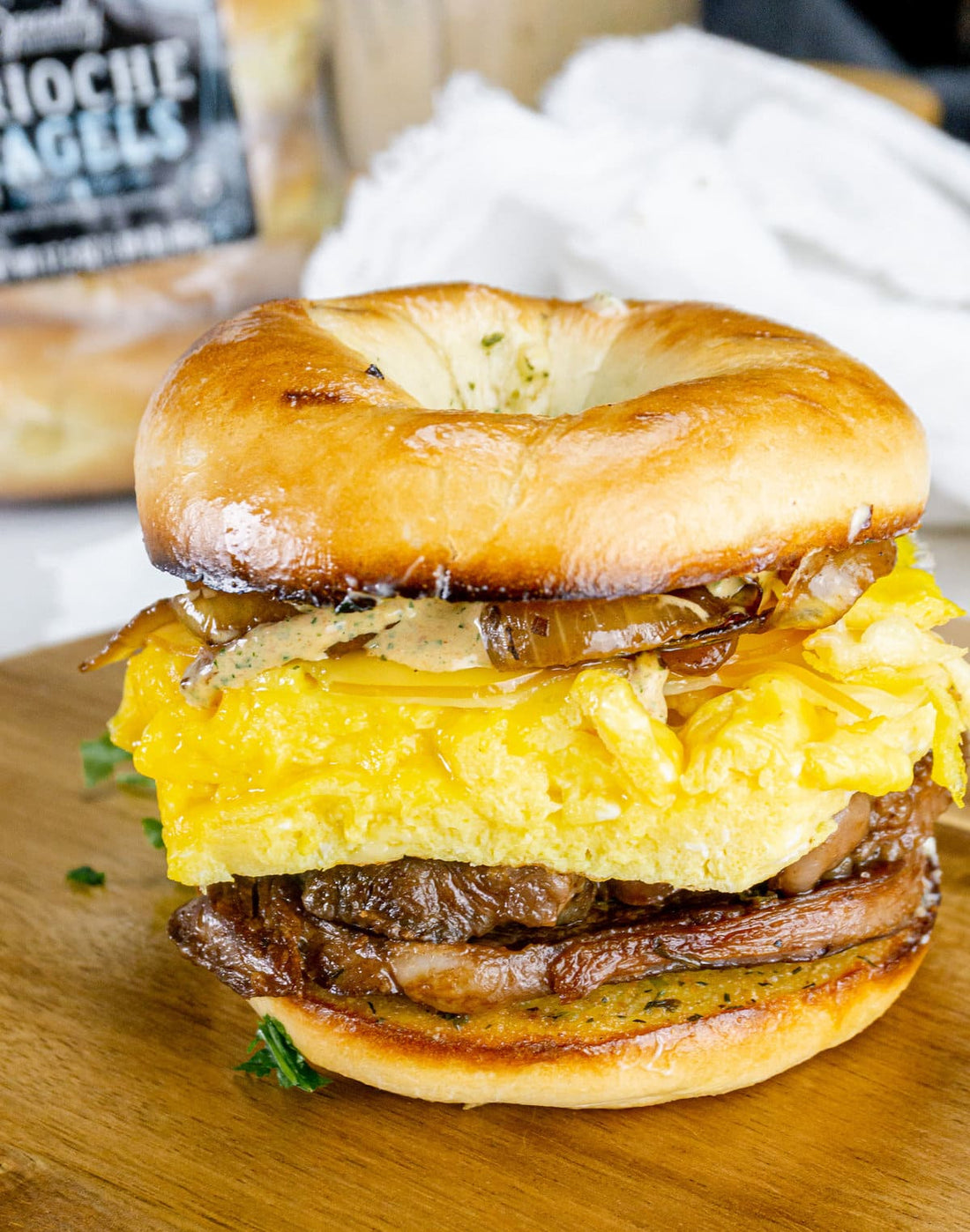 STEAK EGG & CHEESE BAGEL