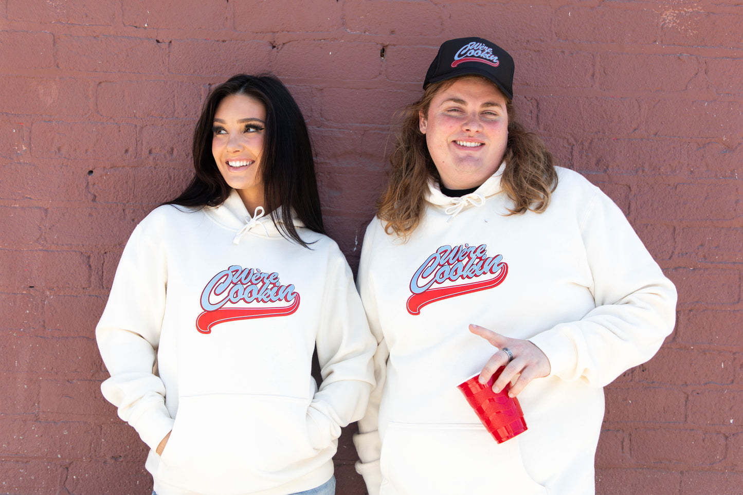 We're Cookin' Logo Hoodie
