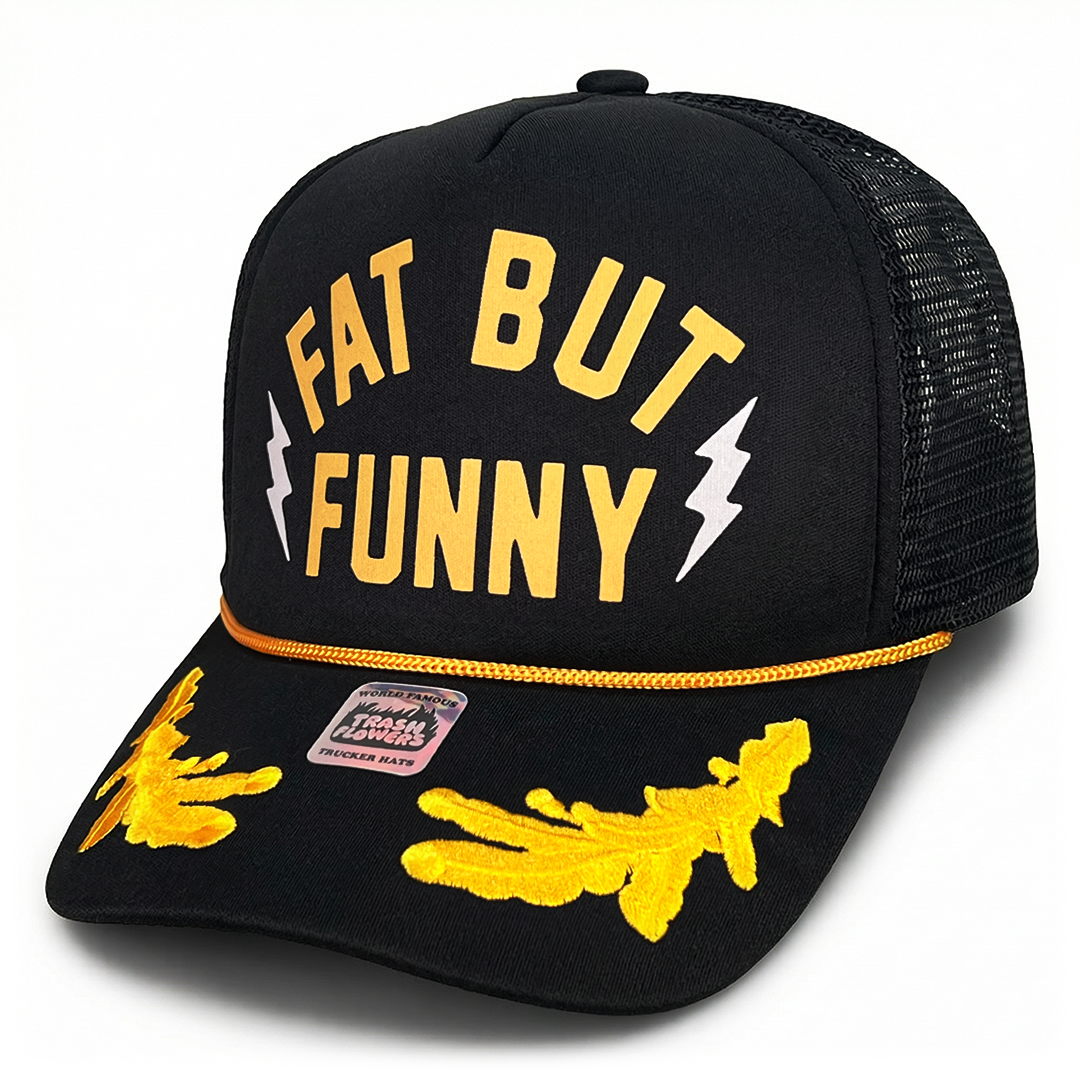 Captain Fat But Funny Trucker Hat